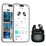 HOCO EQ37 mini wireless earbuds featuring Active Noise Cancellation