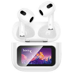 HOCO EW81 wireless earbuds with LCD touch screen charging case