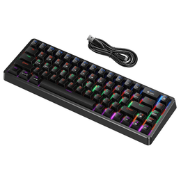 HOCO GM703 68-key mechanical gaming keyboard with RGB backlighting