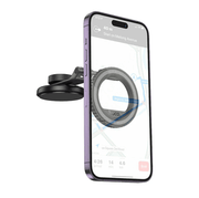 HOCO H77 magnetic dashboard phone holder with round ring design