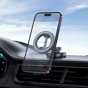 HOCO H77 magnetic dashboard phone holder with round ring design