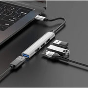 Hoco HB26 4 in 1 Type C to USB Hub NZ