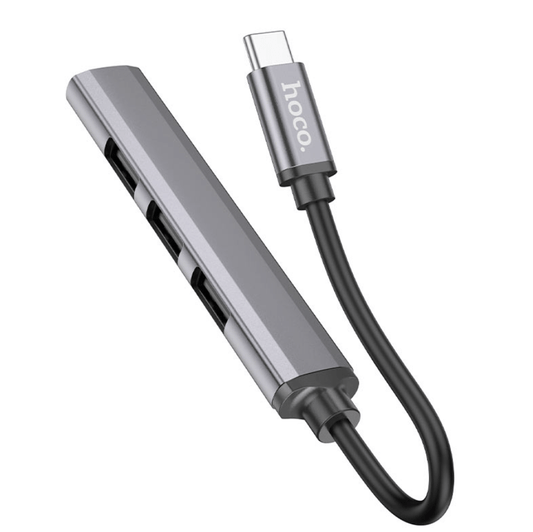 Hoco HB26 Type C to USB Hub NZ Front View