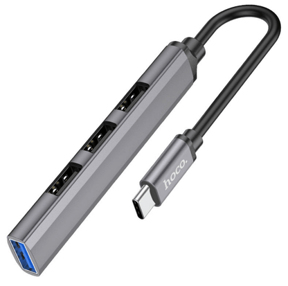 Hoco HB26 Type C to USB Hub NZ Front View