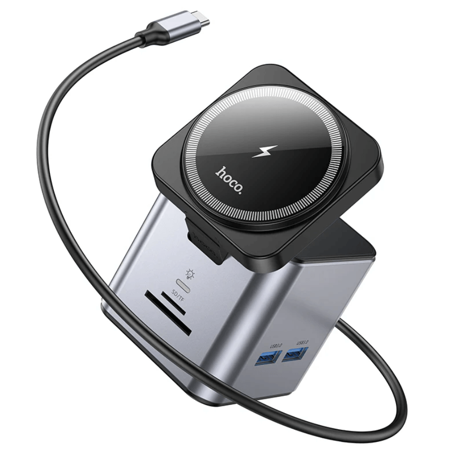 Hoco HB49 9 in 1 USB-C Docking Station front view