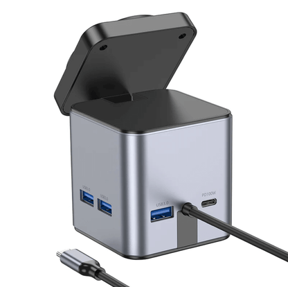 Hoco HB49 docking station ports display