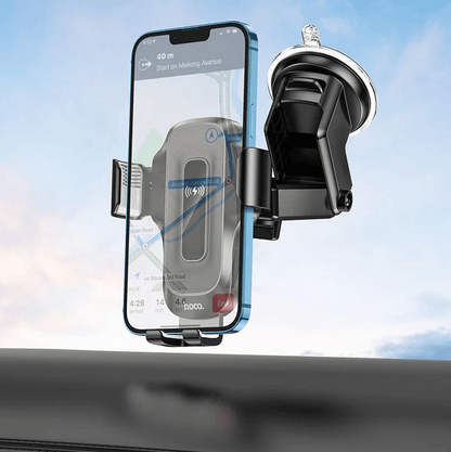 Hoco HW3 dashboard mount with wireless charging