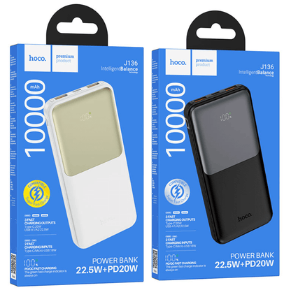 Hoco J136 22.5W Fast Charging Power Bank Package Contents