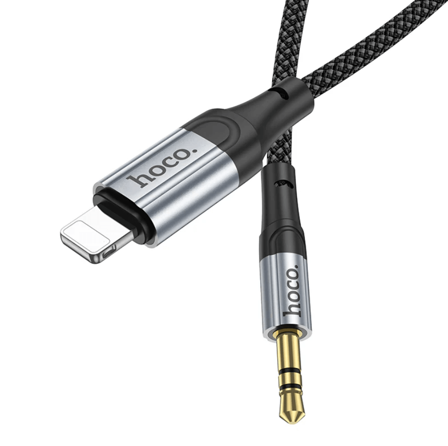 Hoco Lightning to 3.5mm Aux Cable UPA26 Cable Closeup