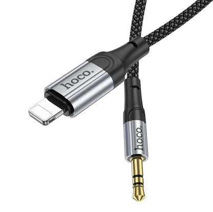 Hoco Lightning to 3.5mm Aux Cable UPA26 Cable Closeup