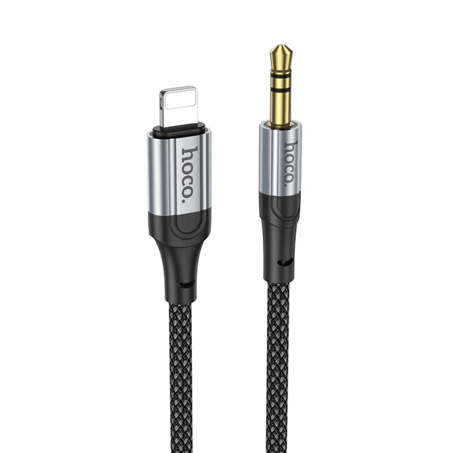 Hoco Lightning to 3.5mm Aux Cable UPA26 Front View