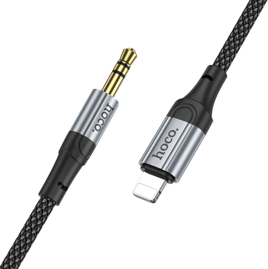Hoco Lightning to 3.5mm Aux Cable UPA26 Side View