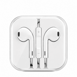 HOCO M1 white stereo wired earphones with 3.5mm audio jack and microphone