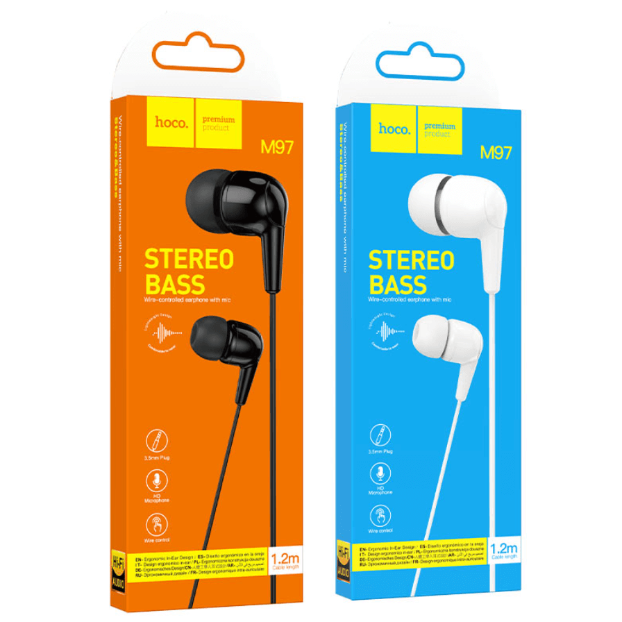 Hoco M97 Earphones Complete Package