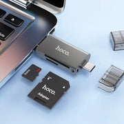 Hoco USB 3.0 Memory Card Reader USB-A USB-C Dual Plug (HB39)
