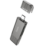 Hoco USB 3.0 Memory Card Reader USB-A USB-C Dual Plug (HB39)