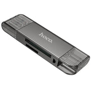 Hoco USB 3.0 Memory Card Reader USB-A USB-C Dual Plug (HB39)