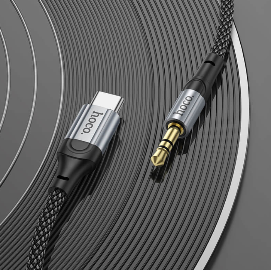 Hoco USB C to 3.5mm Aux Cable UPA26 Lifestyle Use