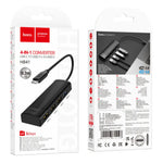 Hoco USB-C to USB-A 4 in 1 USB Expansion Hub 5Gbps (HB41)