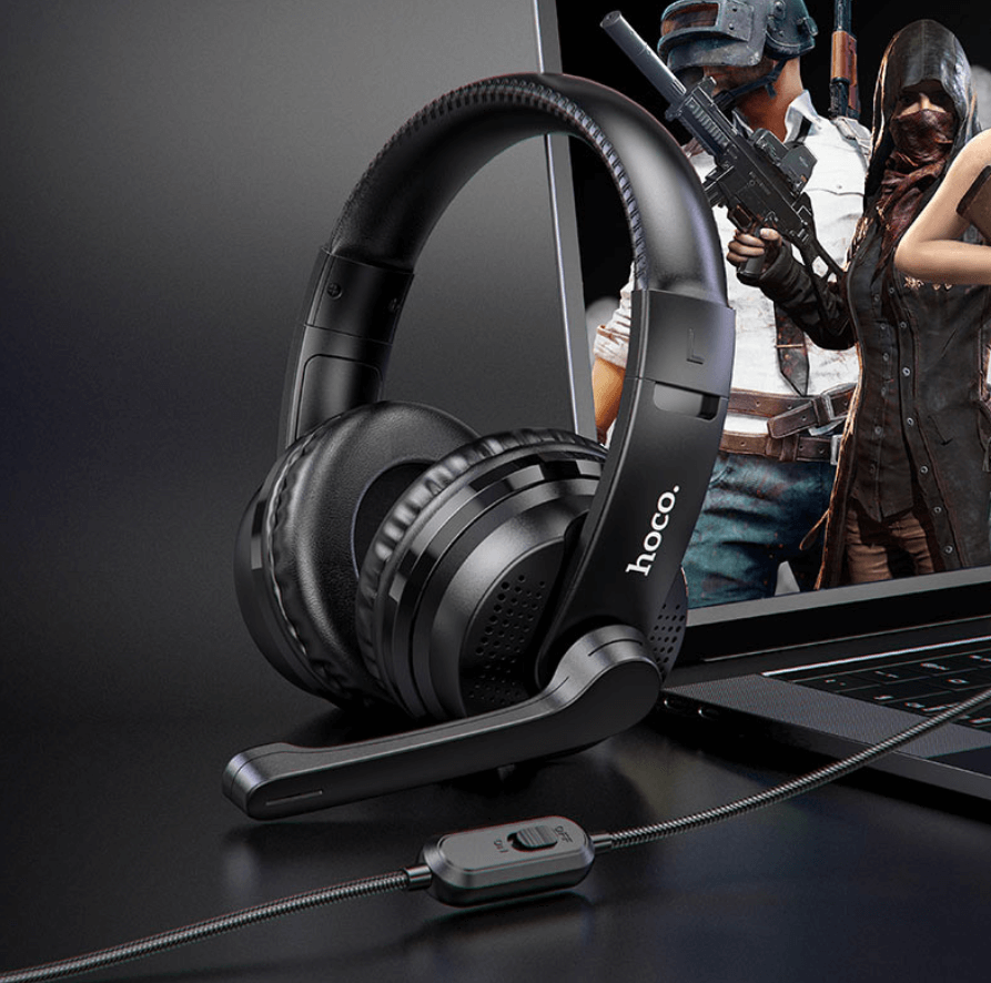 Hoco W103 Wired Headphones Volume and Mic Controls