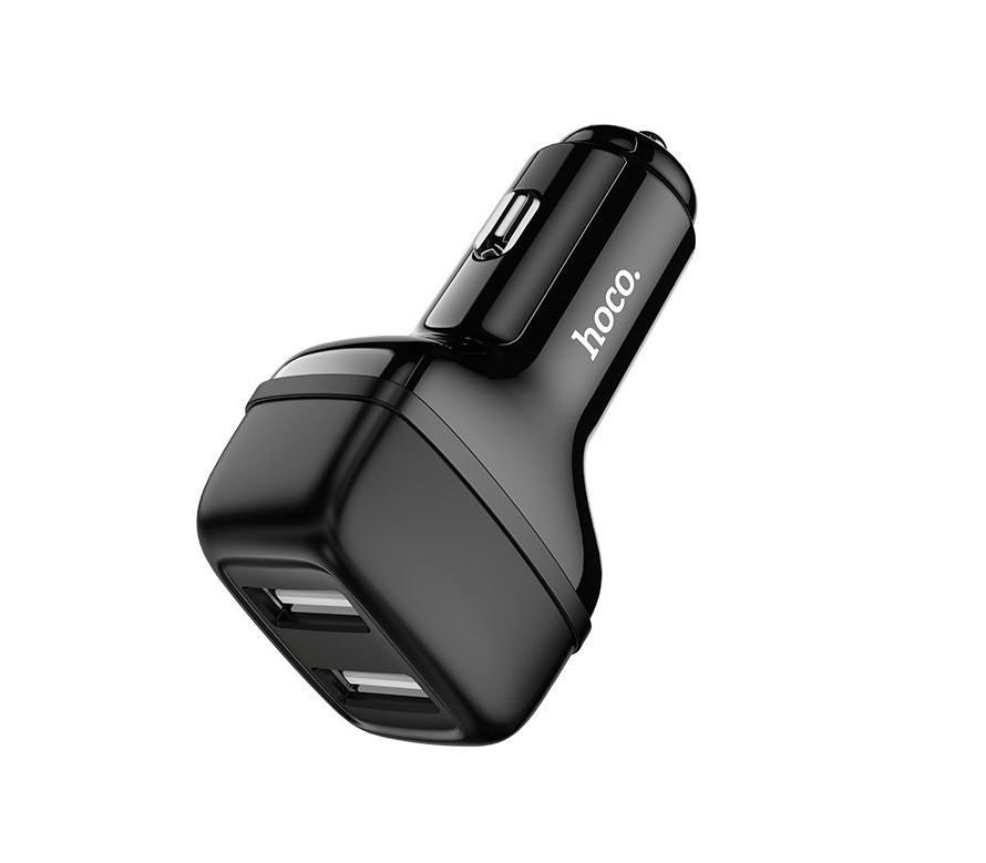 Hoco Z36 dual USB car charger front view