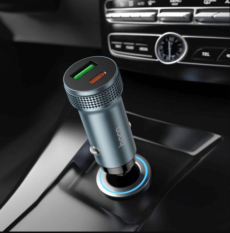 Hoco Z49B aluminum alloy body close-up