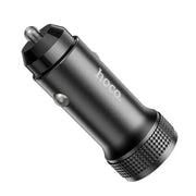 Hoco Z49B Dual-Port Car Charger 38W | USB-C PD & USB-A QC Fast Charging