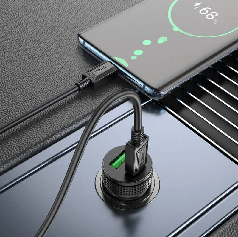 Hoco Z49B USB-A 18W Quick Charge port