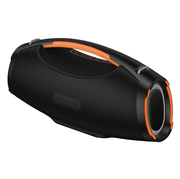HT4 Pro Bluetooth karaoke party speaker with dynamic LED lighting and two wireless microphones