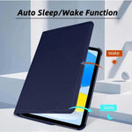 iPad 10th Gen 10.9-inch 2022 Rotating Case – 360° Slim Protective Cover with Stand (Blue)