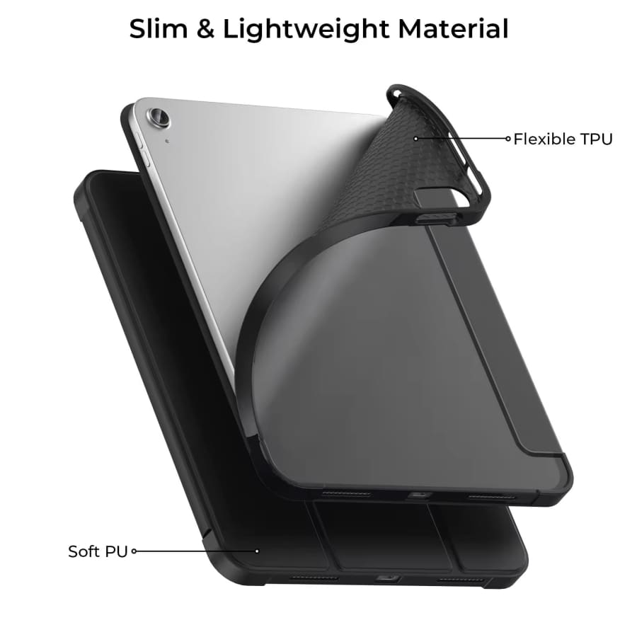 iPad Cover for (A16) 11” (2025) /  iPad 10th Gen 10.9” (2022) (Black)