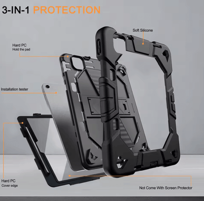 Shockproof silicone grip case for iPad Air 2024