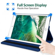 iPad Air 3 10.5-inch (2019) Rotating Case – 360° Slim Protective Cover with Stand (Blue)