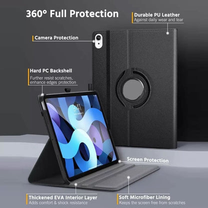 Synthetic Leather Cover for iPad Air (4th & 5th gen) 10.9” (Black)