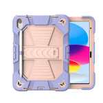 iPad Air 5th Generation (10.9 Inch) Rugged Shockproof Case with Kickstand (Pink)