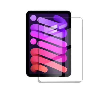 iPad Mini 7 9H clear tempered glass screen protector front view