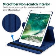 iPad Pro 10.5-inch (2017) Rotating Case – 360° Slim Protective Cover with Stand (Blue)