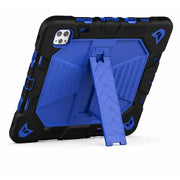 iPad Pro 11-Inch (M4) 2024 7th Gen Rugged Shockproof Case with Kickstand (Blue) - Phone/Tablet Accessories