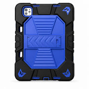 iPad Pro 11-Inch (M4) 2024 7th Gen Rugged Shockproof Case with Kickstand (Blue) - Phone/Tablet Accessories