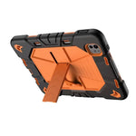 iPad Pro 11-Inch (M4) 2024 7th Gen Rugged Shockproof Case with Kickstand (Orange) - Phone/Tablet Accessories