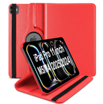 Red rotating protective case for Apple iPad Pro 11-inch M4 2024