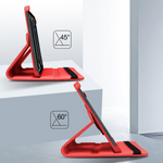 Red rotating protective case for Apple iPad Pro 11-inch M4 2024