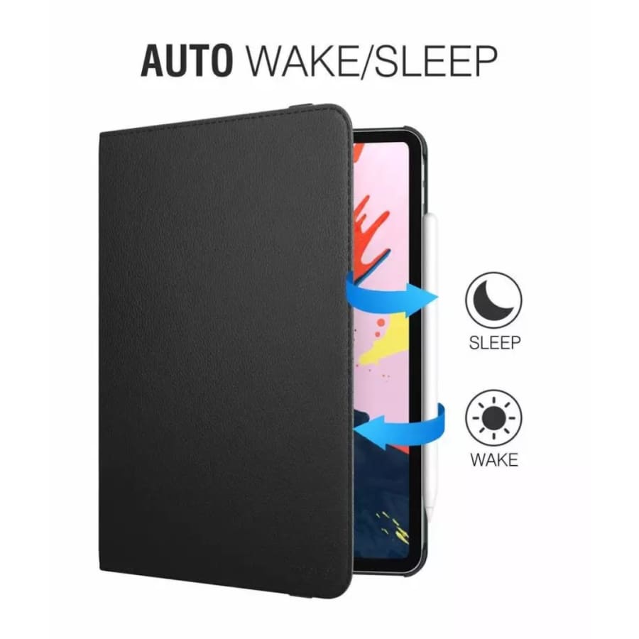 Synthetic Leather Cover for iPad Pro 12.9” - 3rd gen (2018) (Black)