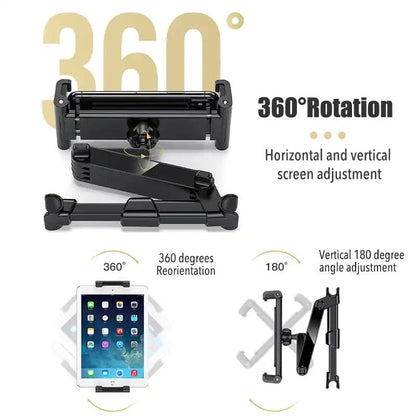 Headrest Holder for iPad & Tablet
