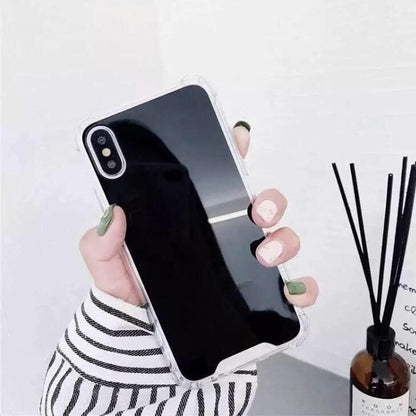 Silicone Case for iPhone 11 (Black Mirror)