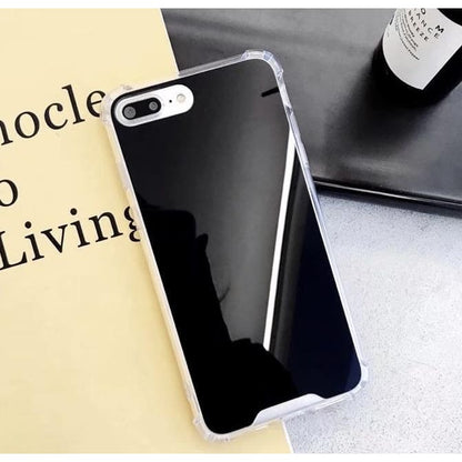 Silicone Case for iPhone 11 (Black Mirror)