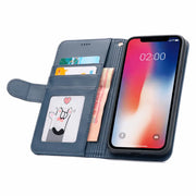 iPhone 11 Flip Wallet Case Cowhide Finish Dot Pattern – 3 Card Slot & Back Magnet Closure - Mobile Phone