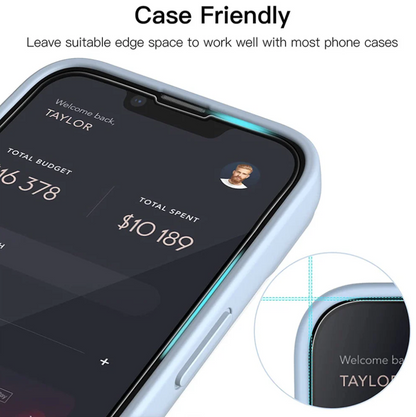 Edge-Friendly Tempered Glass for iPhone 