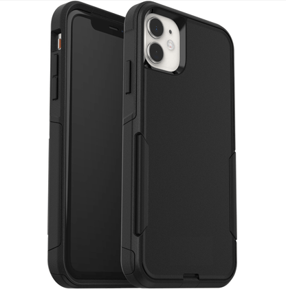 iPhone 12 dual layer armor hard case black