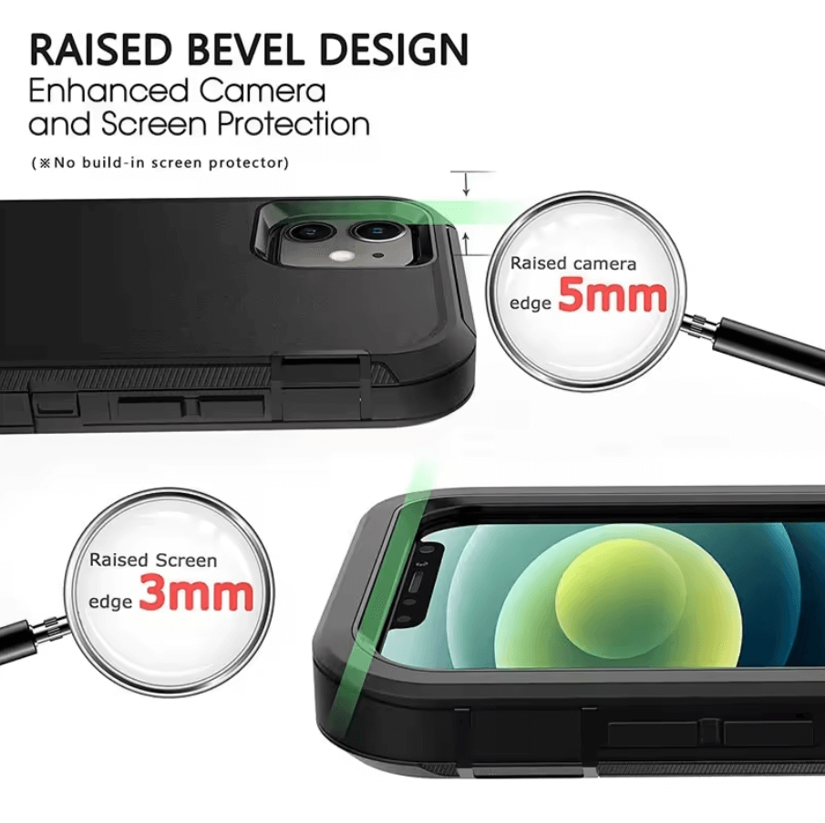 iPhone 12 rugged case shockproof anti drop protection